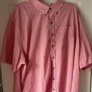 Men’s Big and Tall checkered shirt